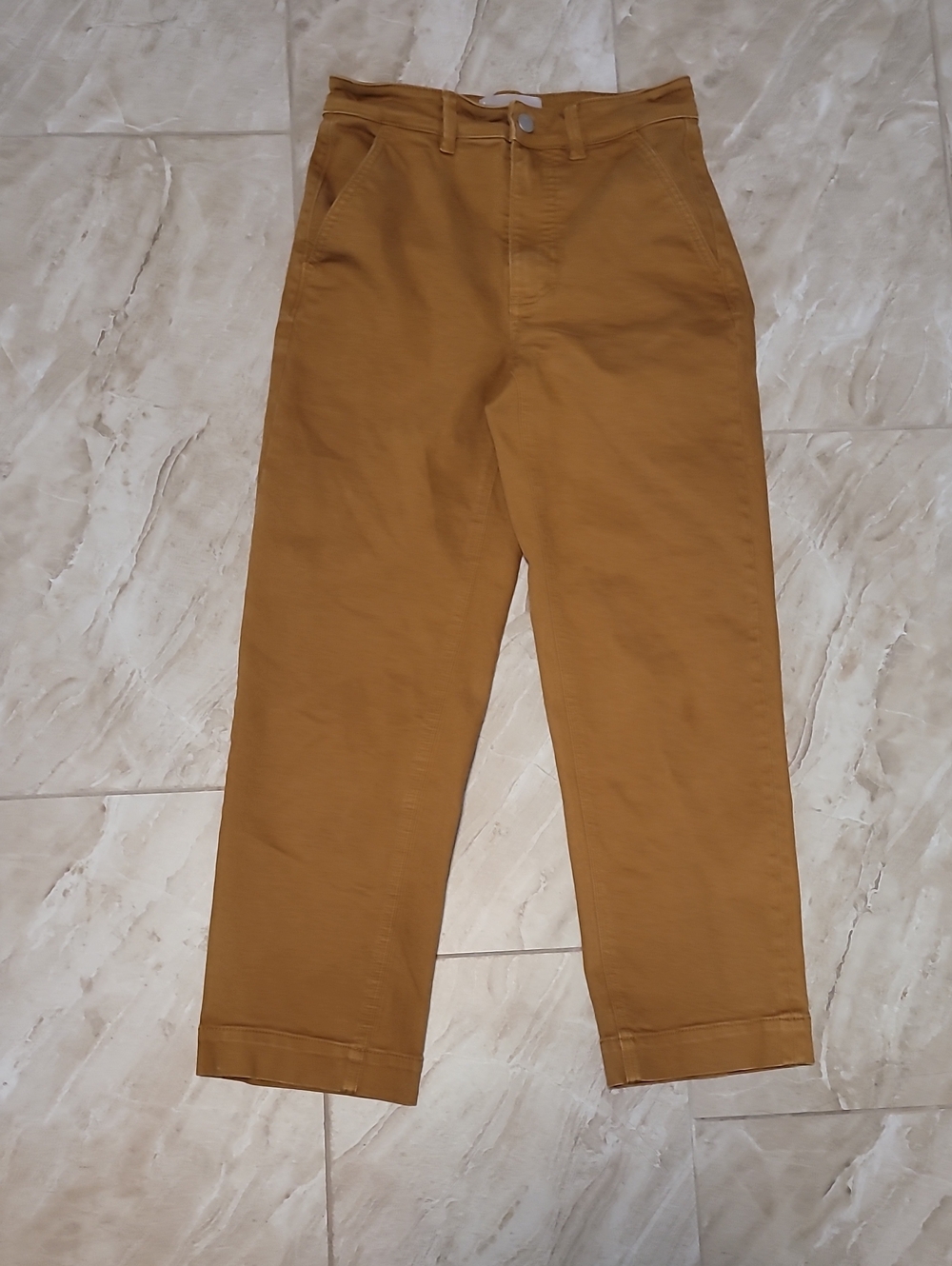 Everlane Mustard Tan Chinos